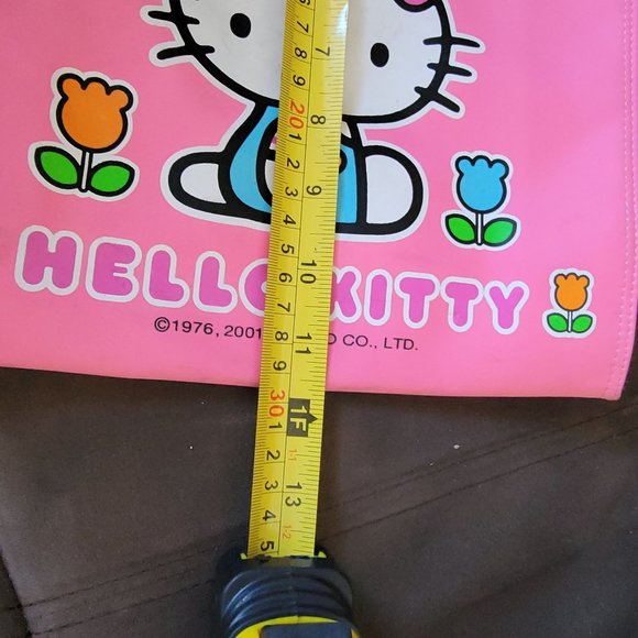 Hello Kitty Womens Pink Shopping Tote Bag Cute Small Flowers - Picture 9 of 9